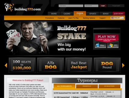 Bulldog777 Poker